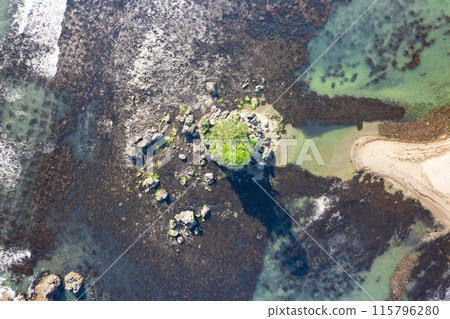 Amaharashi Coast/Onnaiwa (aerial photography by drone) 115796280