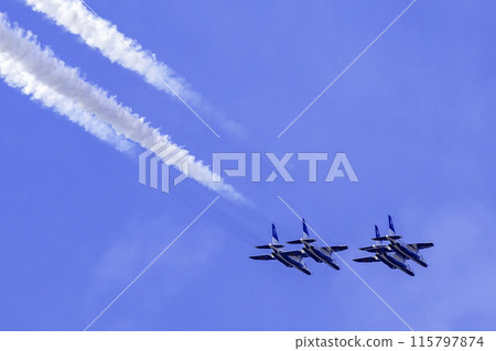 Blue Impulse Air Self-Defense Force Fighter Plane 115797874