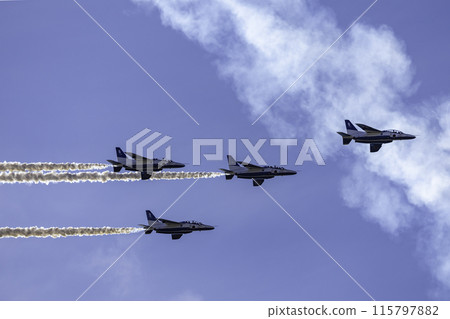 Blue Impulse Air Self-Defense Force Fighter Plane 115797882