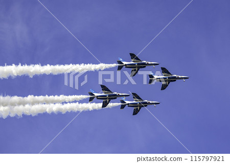 Blue Impulse Air Self-Defense Force Fighter Plane 115797921