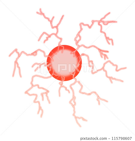 電球效果(紅) 電球效果(紅) 115798607
