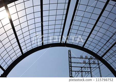 Sky seen from the ceiling 115798752