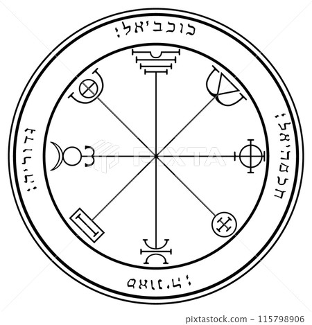 Solomon's Planetary Talisman: Mercury 3 Solomon's Planetary Talisman: Mercury 3 115798906