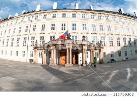 The third courtyard of Prague Castle. Prague, Czech Republic 115799308