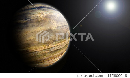 太空行星圖像插圖 115800048