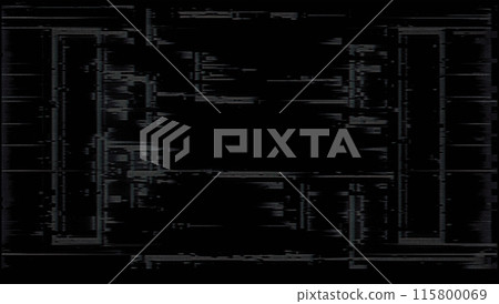 Pixelated texture. Digital errors on the screen. 115800069