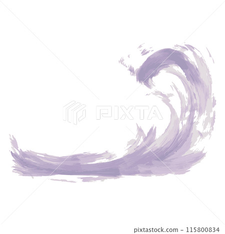 Vector watercolor texture material of a dynamic wave of brushstrokes with a sense of speed 115800834