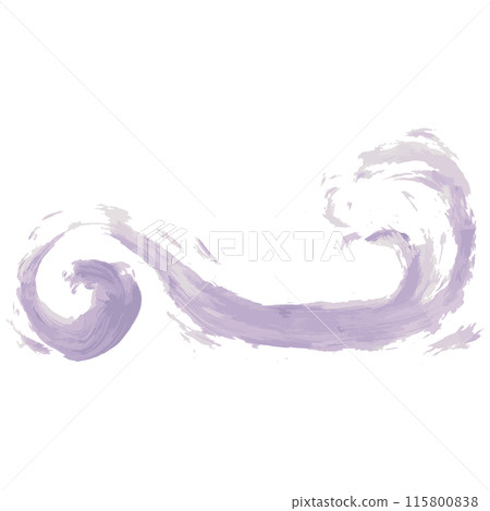 Vector watercolor texture material of a dynamic wave of brushstrokes with a sense of speed 115800838