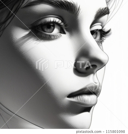 Female face 115801098