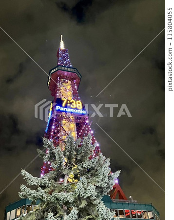 Sapporo TV Tower in winter Sapporo TV Tower in winter 115804055