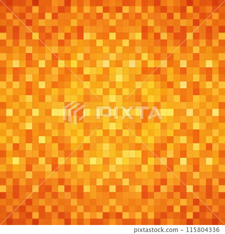 orange pixel background 115804336