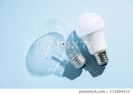 白熾燈泡和LED燈泡 115804531