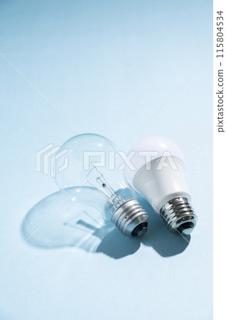 白熾燈泡和LED燈泡 115804534