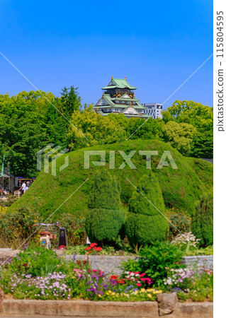 Osaka Castle in Osaka Castle Park, Osaka City, Osaka Prefecture 115804595