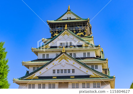 大阪城，位於大阪府大阪市大阪城公園內 115804627
