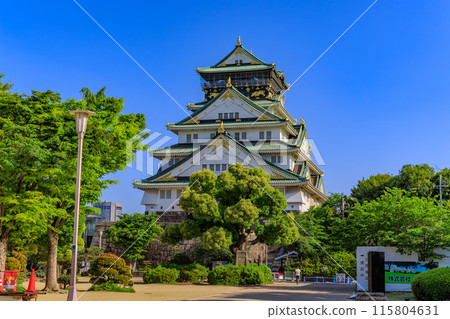 大阪城，位於大阪府大阪市大阪城公園內 115804631