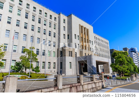 Osaka Prefectural Government Main Building in Osaka City, Osaka Prefecture Osaka Prefectural Government Main Building in Osaka City, Osaka Prefecture 115804656