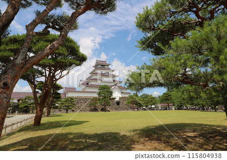 福島縣會津若松市的敦賀城堡 115804938