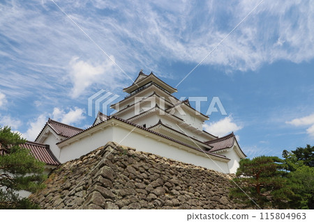 福島縣會津若松市的敦賀城堡 福島縣會津若松市的敦賀城堡 115804963