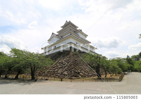 福島縣會津若松市的敦賀城堡 115805003