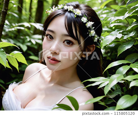 美麗的女人肖像 115805120