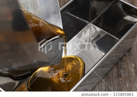 Pudding making process Pudding making process 115805861