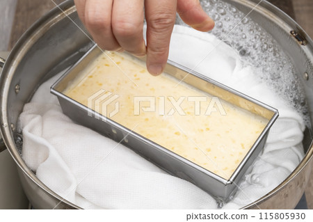 Steaming pudding Steamer Steamed custard pudding 115805930