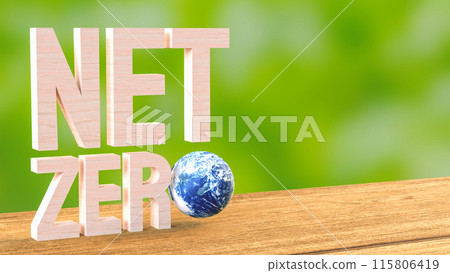 The net zero wood text and world for eco concept 3d rendering. The net zero wood text and world for eco concept 3d rendering. 115806419