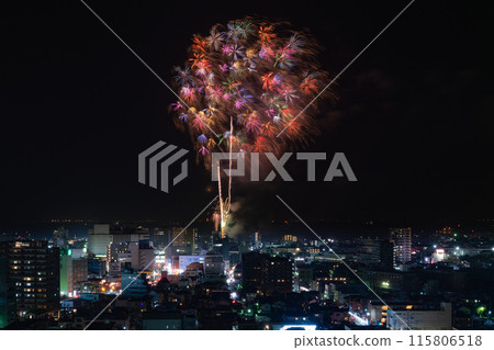 Kisarazu Port Festival Fireworks 115806518