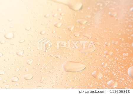 膚色漸層和水滴背景素材 115806818