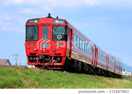 [JR九州] 機波185系列「由布」（九大本線：築後吉井～田主丸） 115807663