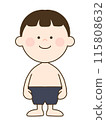 A boy in a swimsuit 115808632