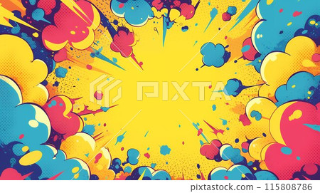 漫畫風格爆炸AI 115808786