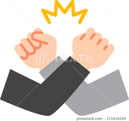 雙臂緊握成拳，齊心協力 115810204