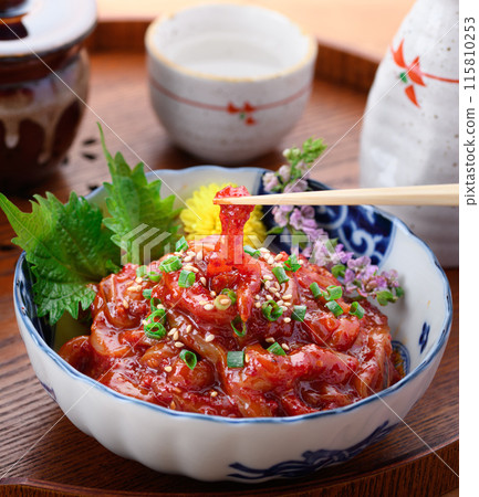 Korean food: Squid Chanja (Ika Chanja) Korean food: Squid Chanja (Ika Chanja) 115810253
