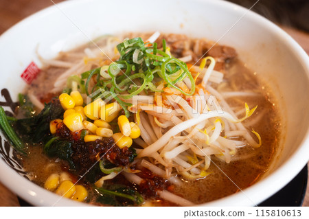 Very delicious ramen from Okayama City, Okayama Prefecture, Japan Very delicious ramen from Okayama City, Okayama Prefecture, Japan 115810613