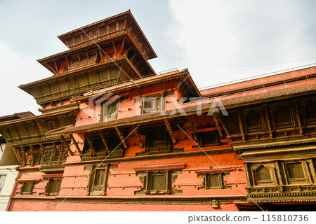 Beautiful scenery of Durbar Square in Kathmandu, the capital of Nepal Beautiful scenery of Durbar Square in Kathmandu, the capital of Nepal 115810736