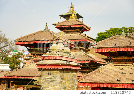Beautiful scenery of Durbar Square in Kathmandu, the capital of Nepal Beautiful scenery of Durbar Square in Kathmandu, the capital of Nepal 115810743