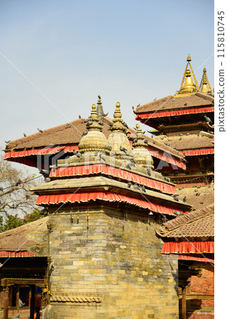 Beautiful scenery of Durbar Square in Kathmandu, the capital of Nepal Beautiful scenery of Durbar Square in Kathmandu, the capital of Nepal 115810745