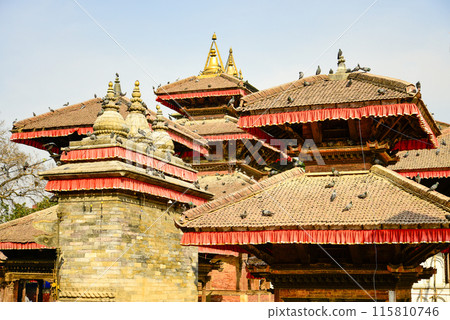 Beautiful scenery of Durbar Square in Kathmandu, the capital of Nepal Beautiful scenery of Durbar Square in Kathmandu, the capital of Nepal 115810746