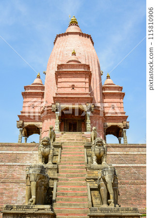 Beautiful scenery of Durbar Square in Bhaktapur, Nepal Beautiful scenery of Durbar Square in Bhaktapur, Nepal 115810906