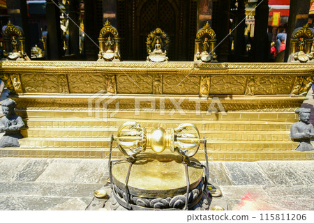 Very beautiful scenery of Golden Temple in Patan, Nepal Very beautiful scenery of Golden Temple in Patan, Nepal 115811206