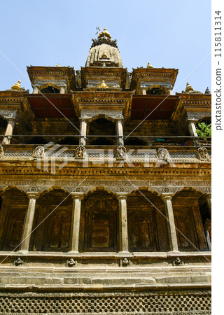 Beautiful scenery of Durbar Square in Patan, Nepal 115811314