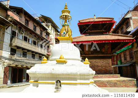 Back alley scenery in Patan district, Nepal Back alley scenery in Patan district, Nepal 115811430