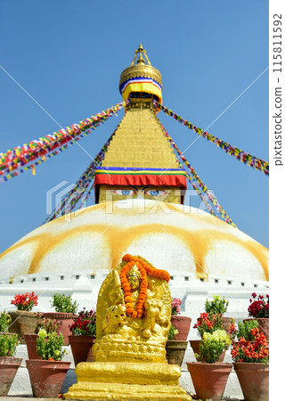 A beautiful view of Boudhanath in Kathmandu, the capital of Nepal 115811592