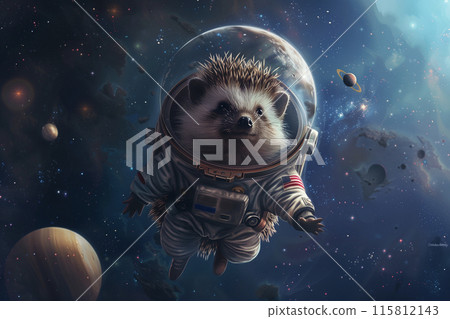 Hedgehog enjoying a spacewalk 115812143