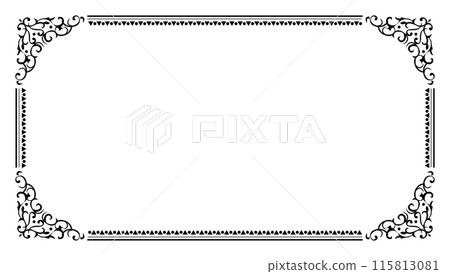 16:9 視頻幀古董經典 115813081