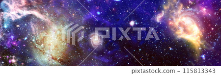 Dreamscape galaxy. stars in universe. Elements of this image furnished by NASA 115813343