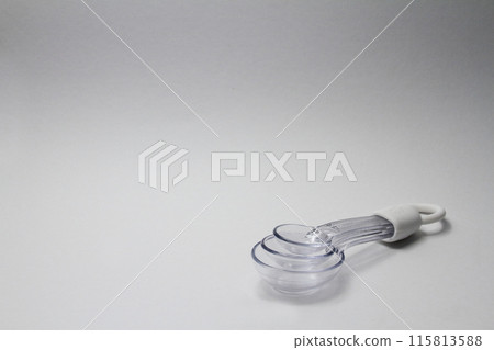 Image cut of measuring spoon (major spoon) 115813588