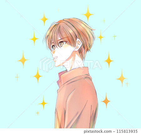 Glittering man 115813935